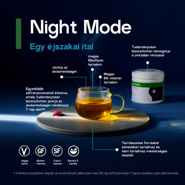 Night mode kamilla és barack 180 g