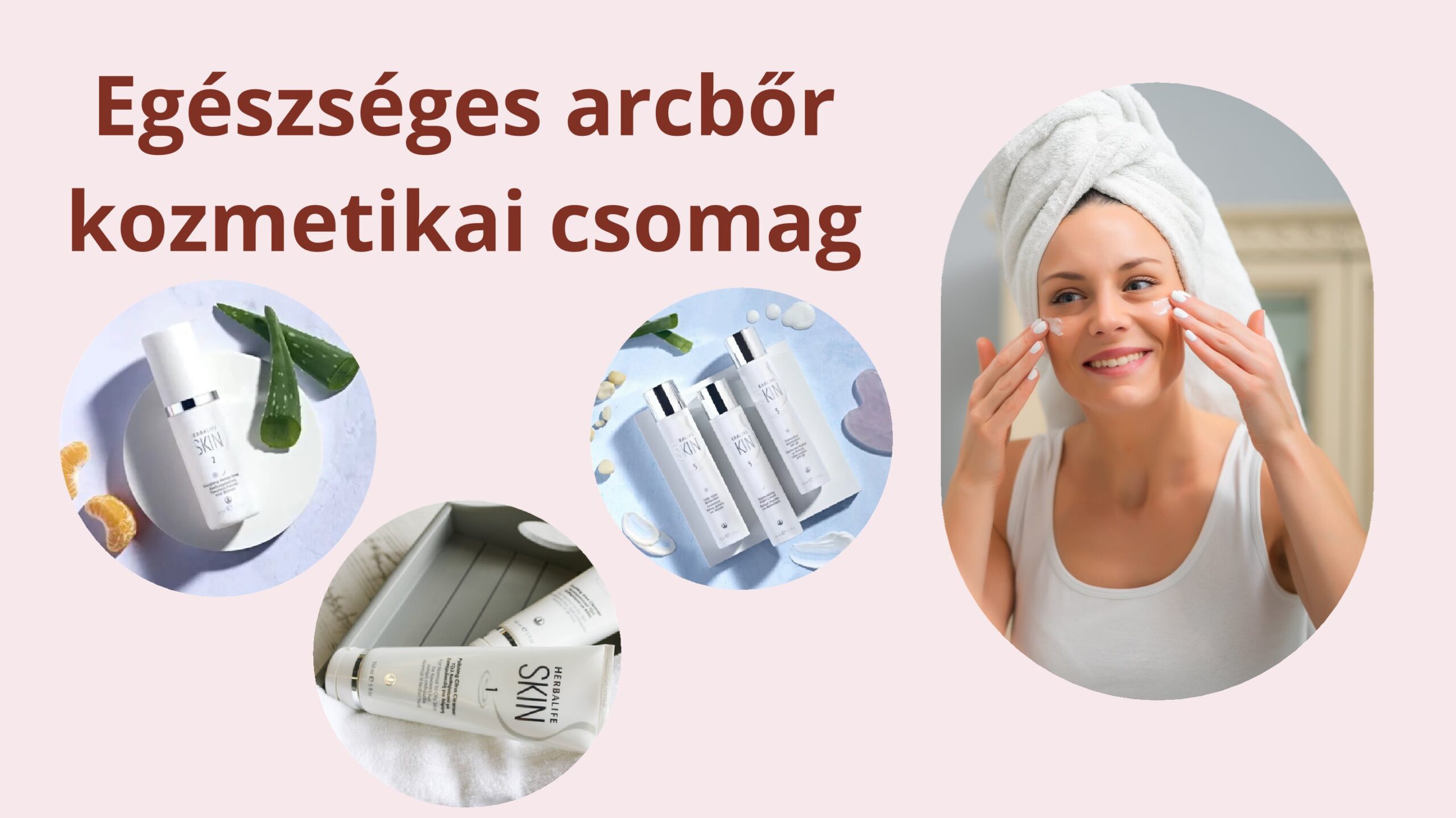 Egészséges arcbőr kozmetikai csomag